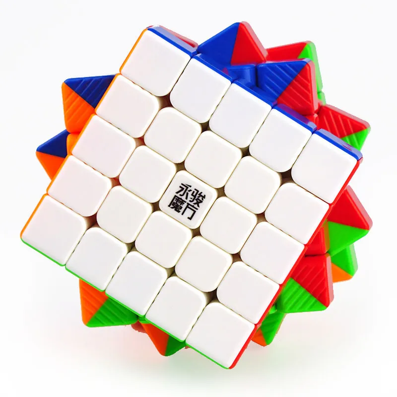 Cubos m&aacute;gicos magn&eacute;ticos YJ V2M, 5x5x5, cubo magn&eacute;tico, cubo m&aacute;gico sin adhesivo/rompecabezas negro, juguetes educativos para ni&ntilde;os-0