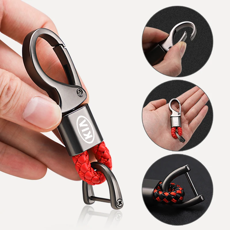 Брелок для ключей из цинкового сплава Аксессуары стайлинга автомобиля KIA Ceed Sportage