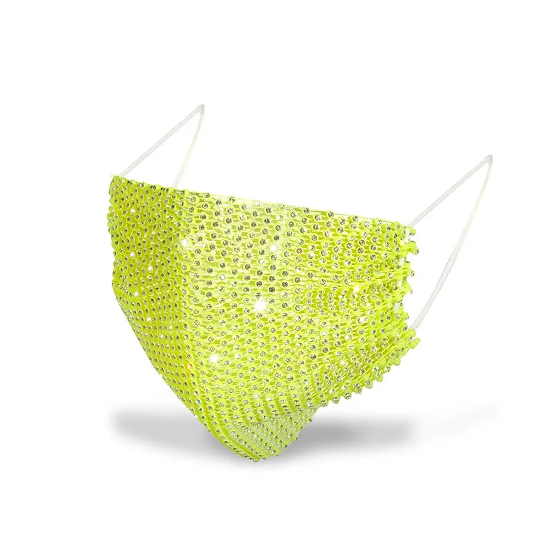 

Unisex Fashion Jewelry Mask With Sparkle Rhinestone Jewelry Mask Face Accessories Jewelry Mask Ladies Nightclub Party Decoration