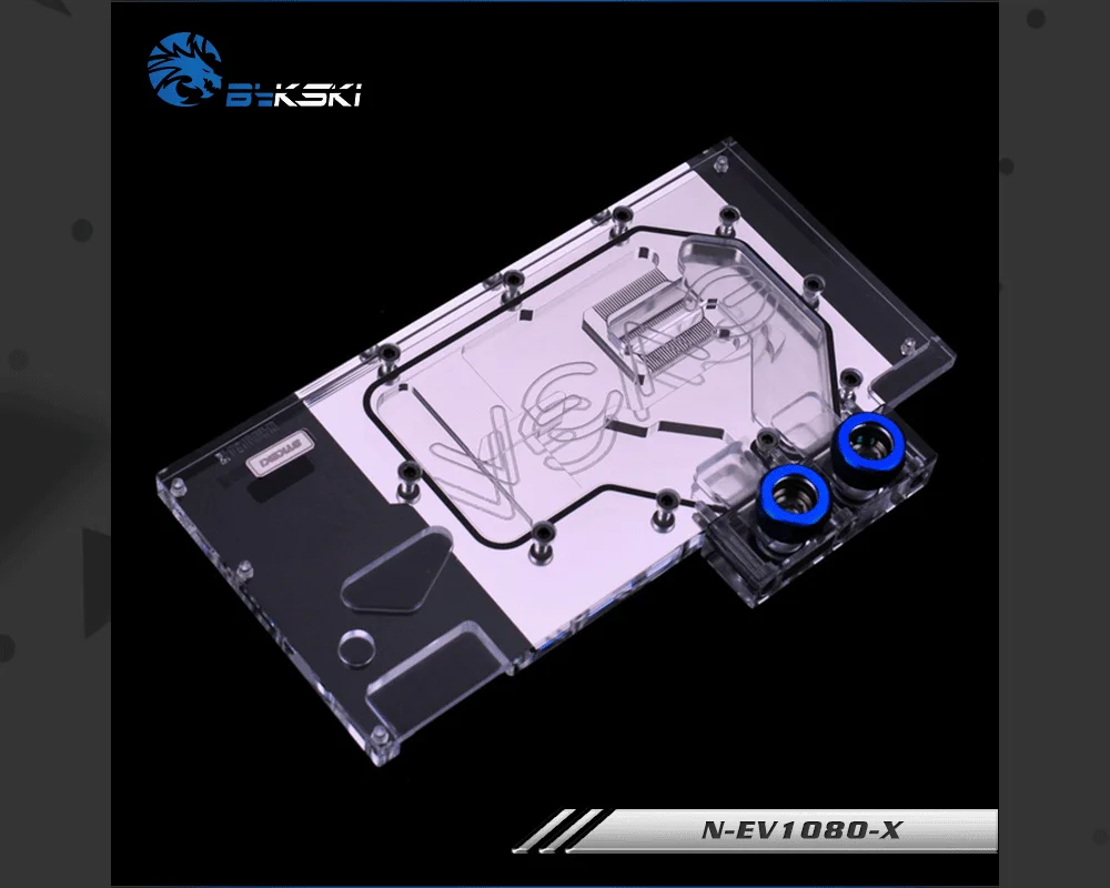 Bykski N-EV1080-X, полное покрытие видеокарты блок водяного охлаждения RGB/RBW для EVGA GTX1080/1070 8G FTW