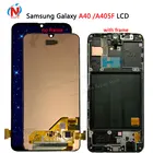 Super AMOLED для Samsung Galaxy A40 A405 A405FM A405DS дисплей Сенсорная панель экран дигитайзер в сборе для Samsung A40 ЖК