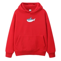 autumn and winter men and women warm pullover women 2021 new sweater street style cartoon shark sweater couple casual y2k