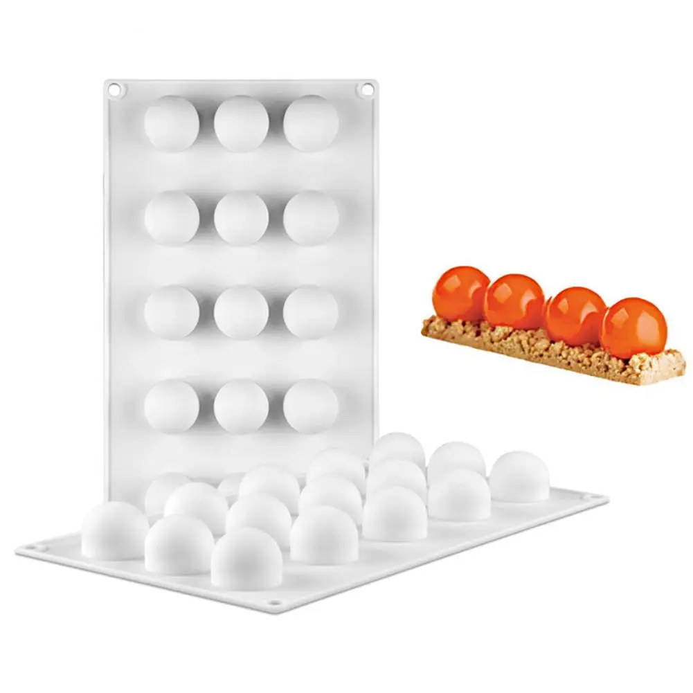 15 отверстий 3D Сферическая форма для торта изготовитель шоколадного мороженого