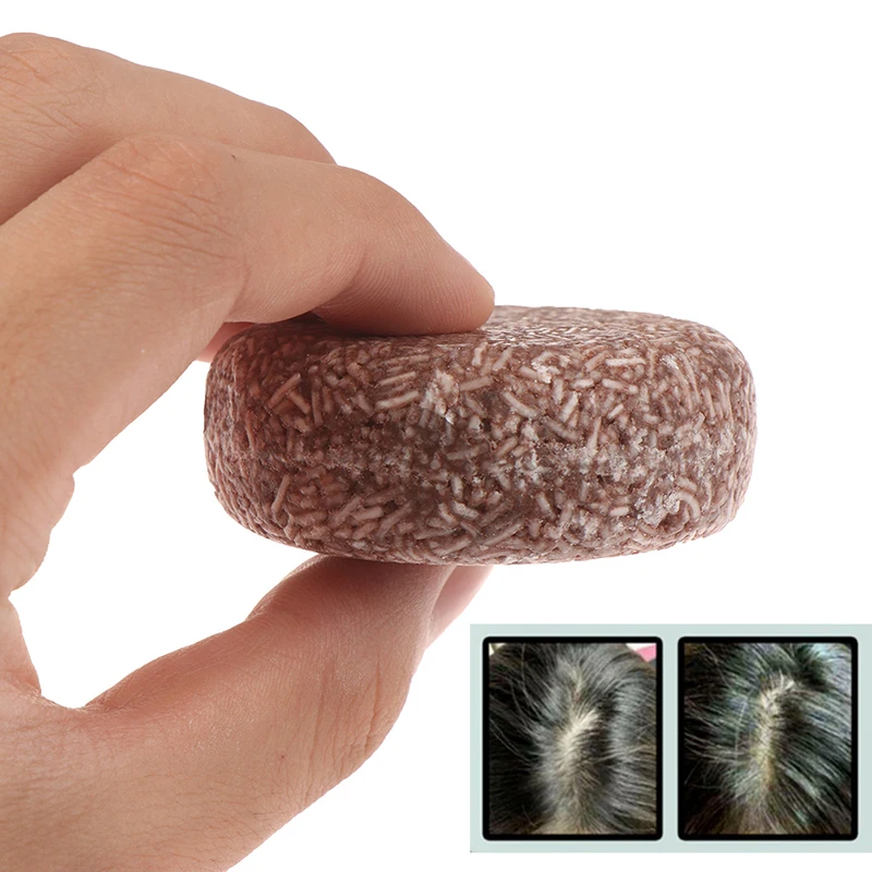 Новая эссенция Polygonum шампунь для затемнения волос барное мыло натуральная