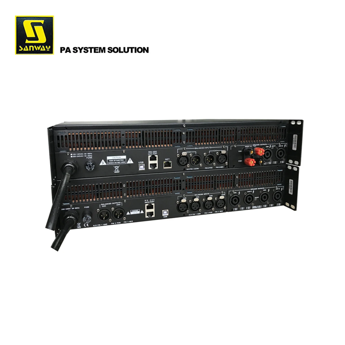 

D10Q 4 Channel DJ DSP Extreme Power Amplifier for Stereo Subwoofer