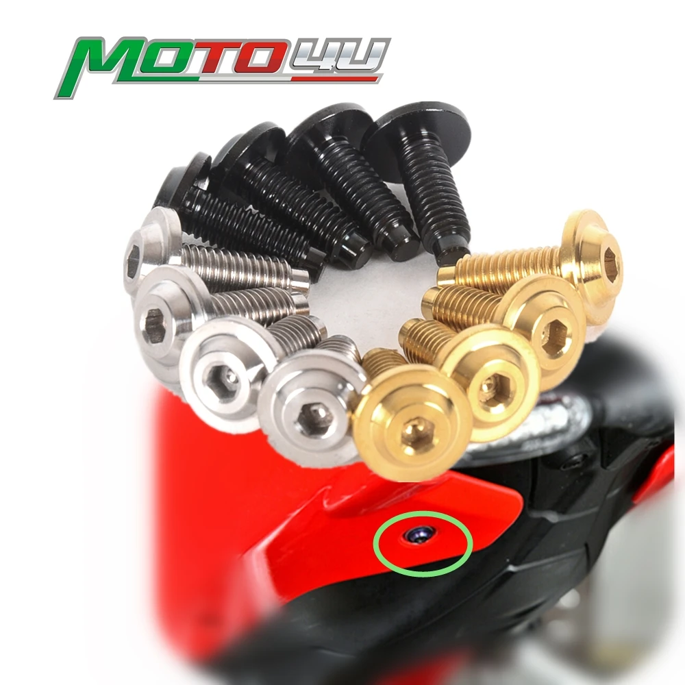 4 шт. крепежные винты из титана для Ducati V4 Streetfighter V4S