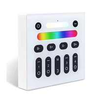 gledopto rgbcct 2 4g rf wall switch touch dimmer color temperature adjustable 4zone group management 9 modes light control panel