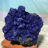azurite natural stones and crystals healing blue malachite druzy minerals home decoration craft raw reiki cluster specimen geode