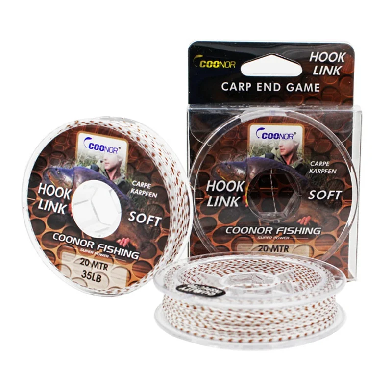 Lead Core Carp Fishing Line 15Lbs 20Lbs 35Lbs 20Meters Rig Hook Link Making Sinking Braided Accessories | Спорт и развлечения