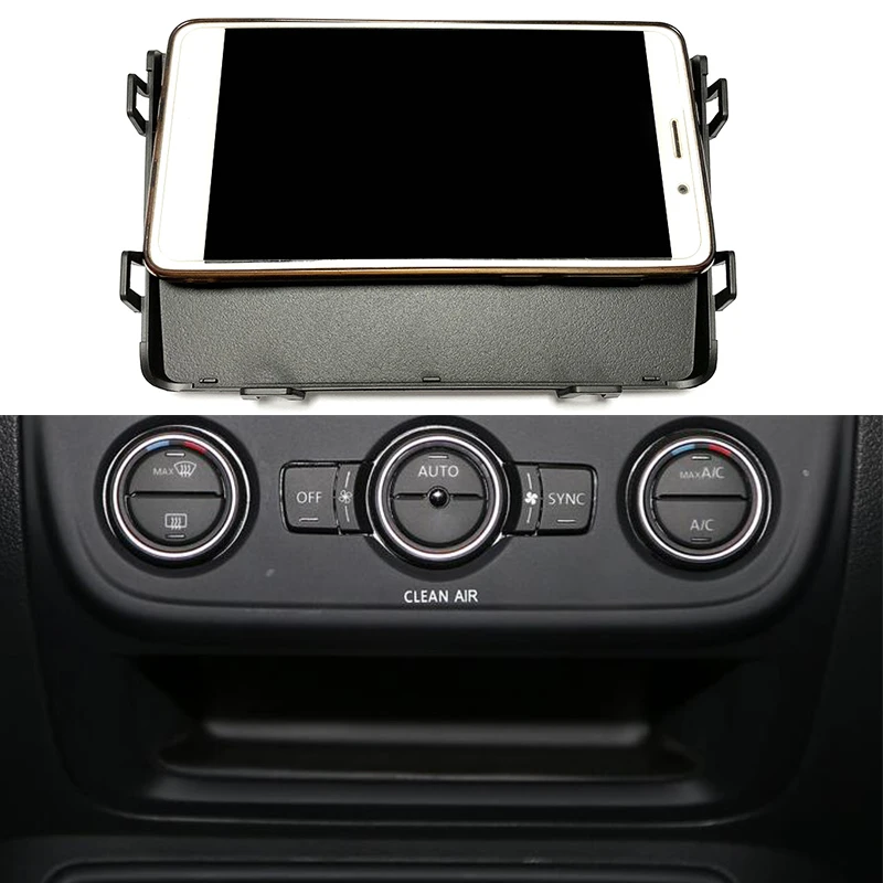 Автомобильное беспроводное зарядное устройство QI для VW Tiguan MK1 2010 2016 15 Вт телефона