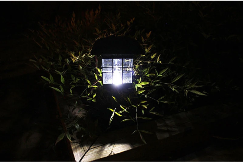 

2019 Courtyard Solar Light LED Outdoor Waterproof Column Head Lamp Garden Decoration Safety and Energy Saving Wall Lamp