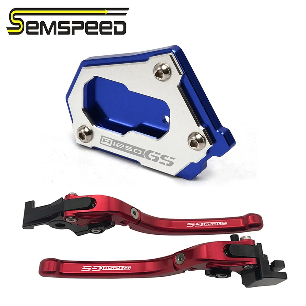 SEMSPEED Мотоцикл CNC складные сцепные рычаги боковая подставка увеличитель для BMW