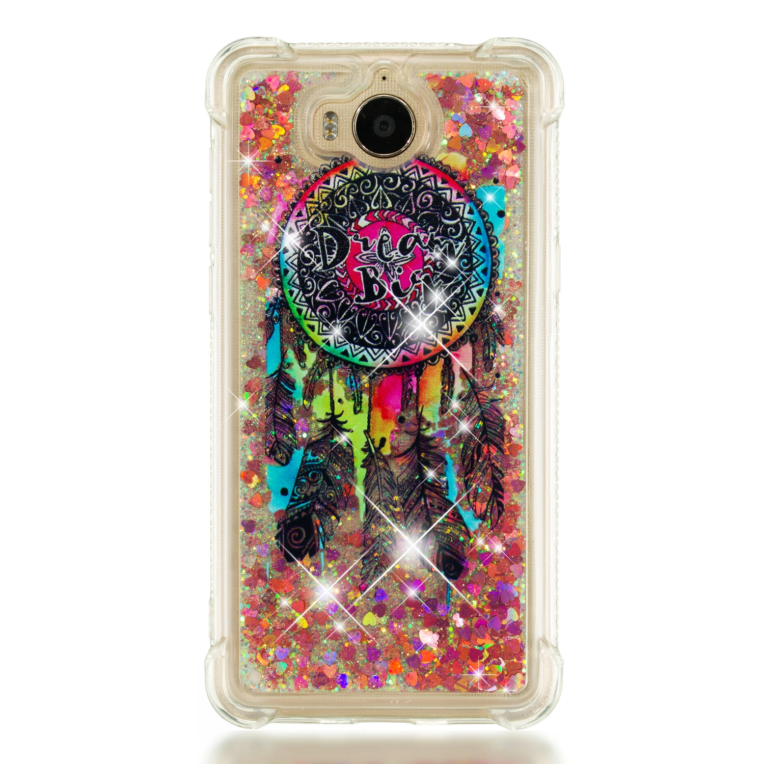 Для huawei Y5 Y6 Nova Young Bling с динамичными плавающими жидкими милый чехол MYA-U29 MYA-L22 MYA-L41 L11 Мягкий силиконовый чехол-бампер - Цвет: NO.8