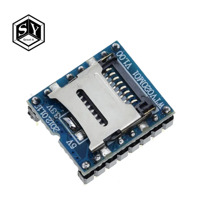 1 шт. WTV020 WTV020-SD Mini SD-карта MP3 звуковой модуль для фотографий | Электронные