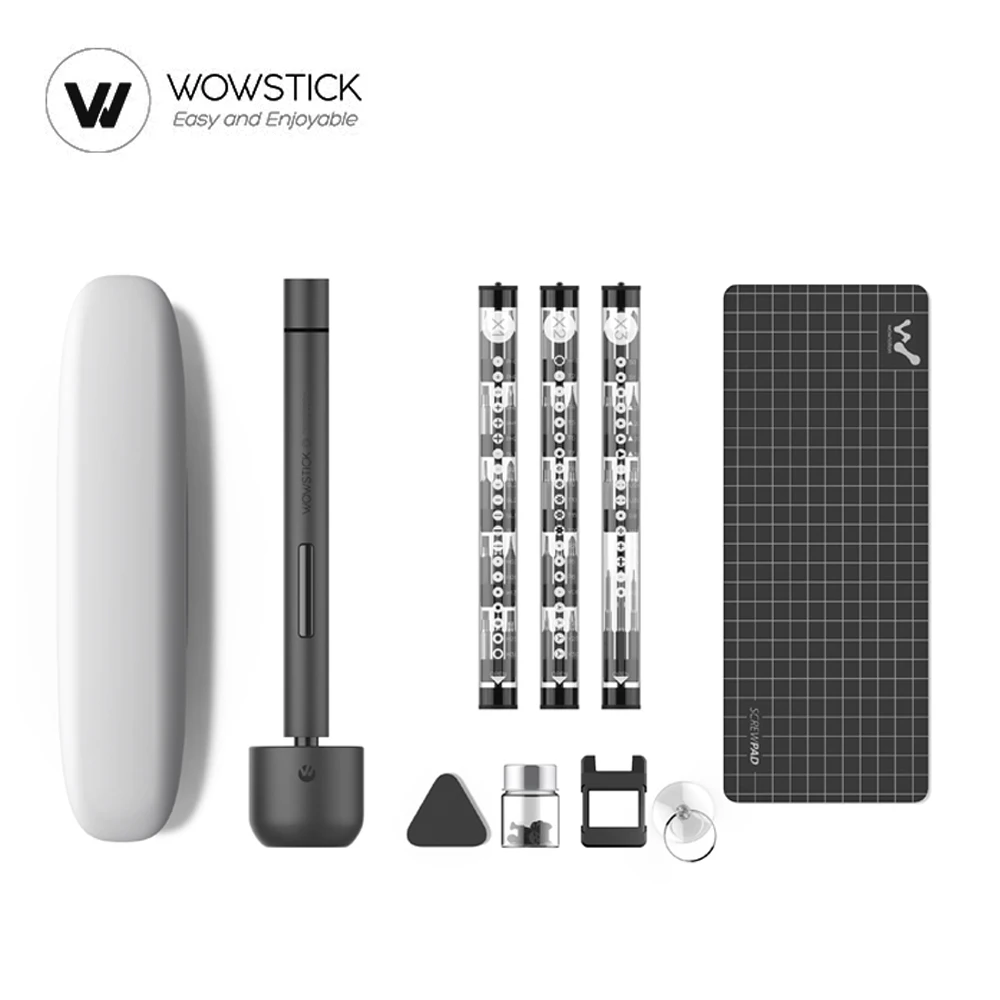 Wowstick 1F Pro + 56 бит Электрическая Отвертка прецизионная миниатюрная Аккумуляторная
