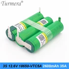 Turmera 3S 12V 4S 16,8 V 5S 21V 6S 25V VTC5A аккумулятор US18650VTC5A 2600mAh 35A для 18V отвертки аккумулятор настроить