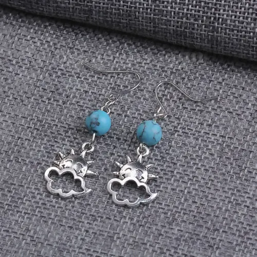 

Fashion Earrings Znic Alloy Christmas Snowflake Hats Bear Wing Snowman Gift Box Enamel Earring Jewelry For Women Girls , 1 Pair
