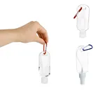 1 шт. 30 мл 50 мл многоразовая портативная мини-бутылка для спиртового распылителя дезинфицирующее средство для рук маленький размер Держатель крючок Брелок-переноска Новинка