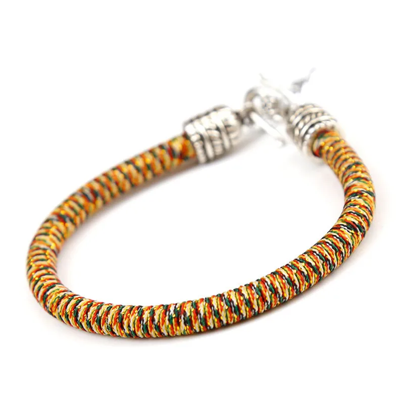 Женский плетеный браслет серебряного цвета с крючком|Браслеты шармами| |