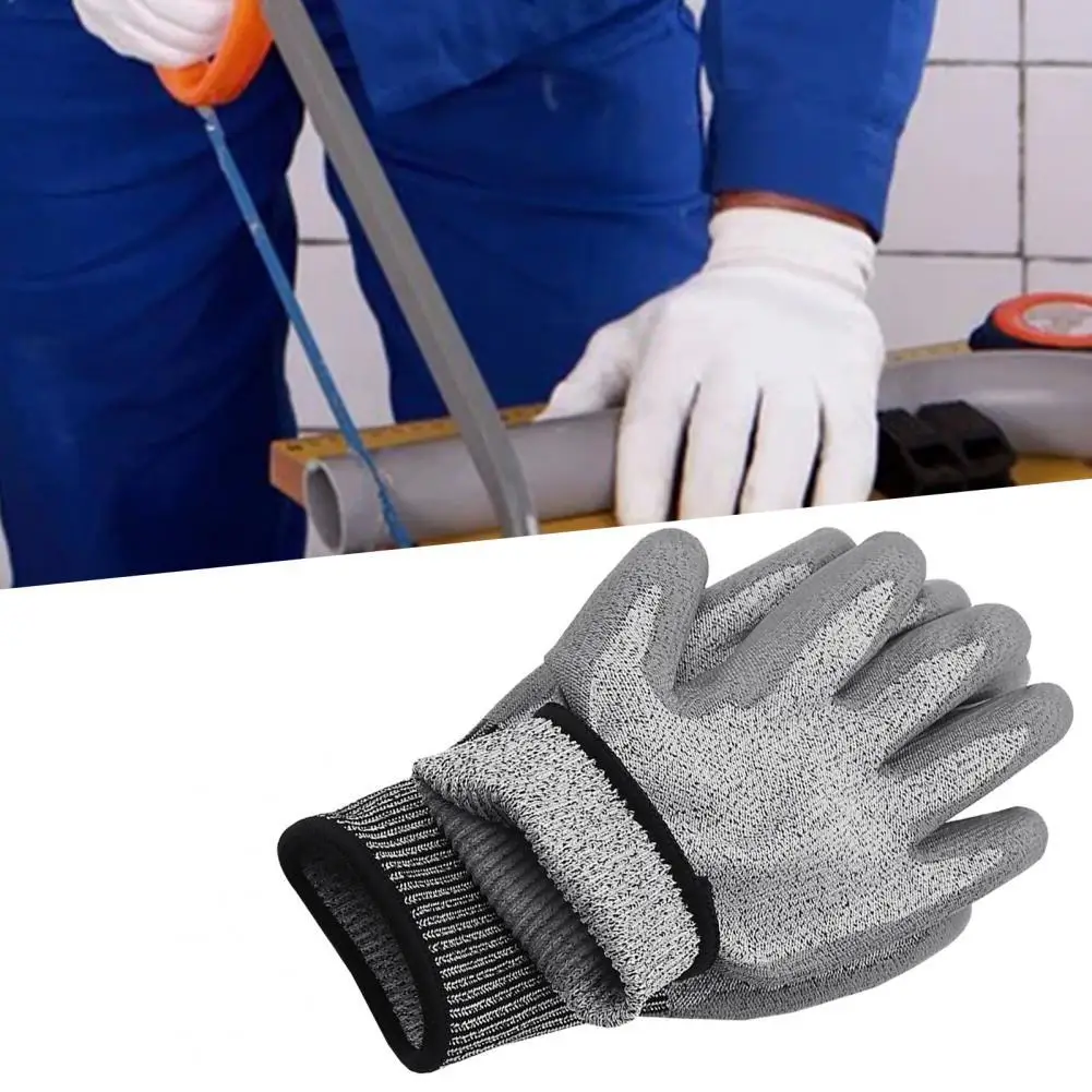 

1 Pair Gloves Fingertip Reinforced Knitting Cut Proof Gloves Dedicated Cut Proof Gloves