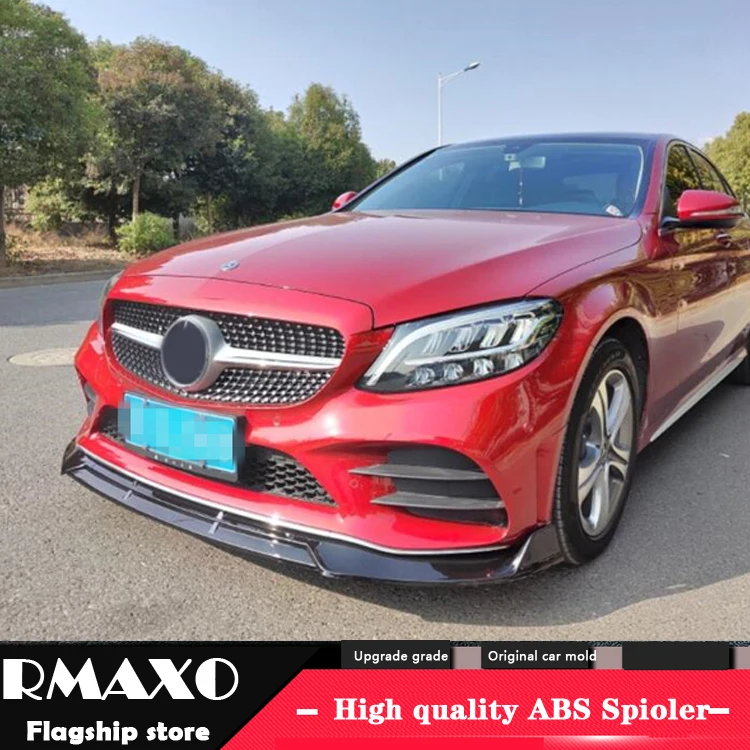 

Диффузор переднего бампера для Mercedes-Benz W205 защитные бамперы, для Benz C-Class C200, C180