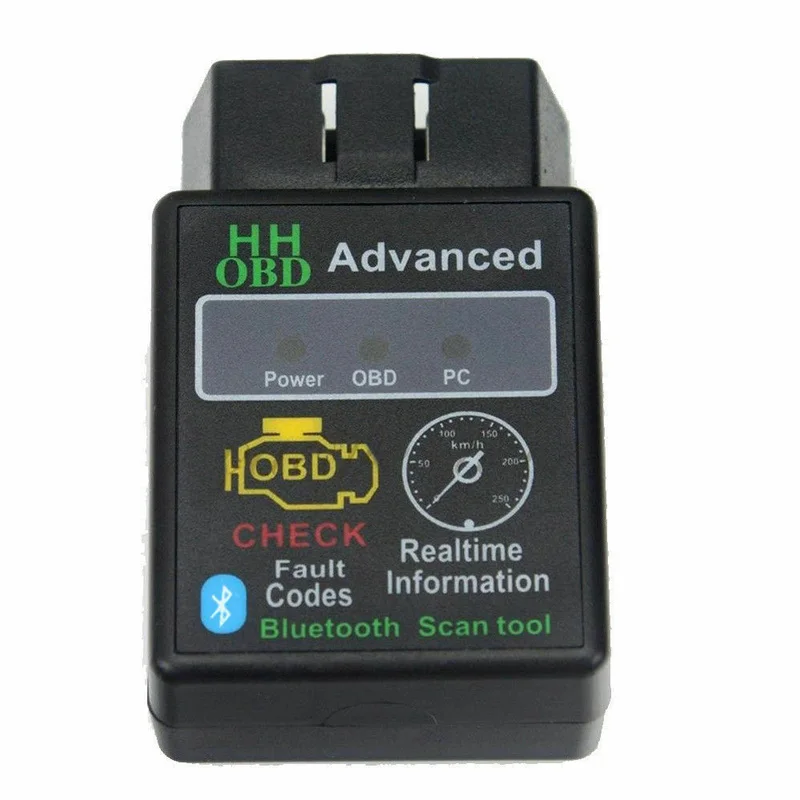 OBD2 ELM327 Bluetooth V2.1V1.5 автомобильный диагностический инструмент HHOBD автоматический интерфейс сканер считыватель кодов для инструмента сканирования крутящего момента автомобильные аксессуары