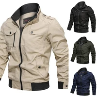 2021 military jacket men spring autumn cotton windbreaker pilot coat army mens bomber jackets cargo flight jacket male clothes