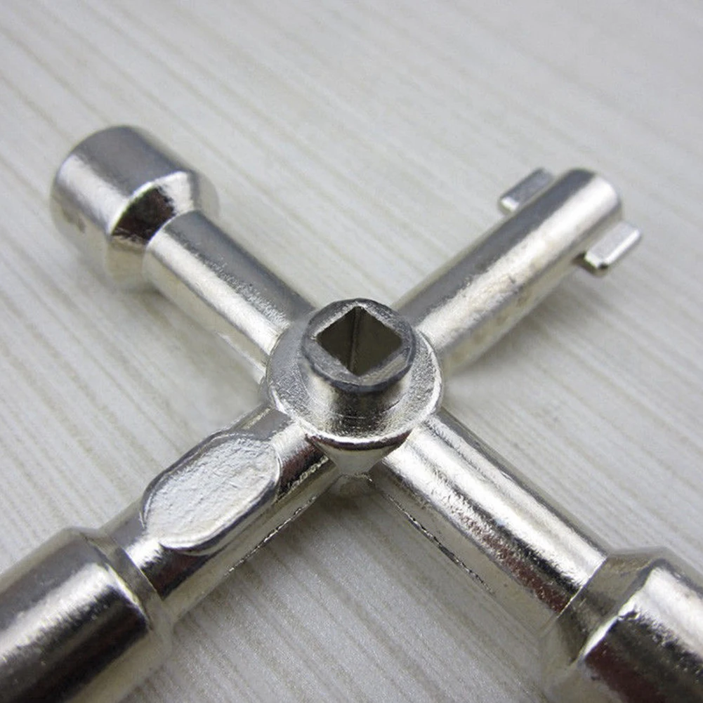 Металлический 4 способ ключ шкаф открывалка метр коробка услуги утилита радиатор