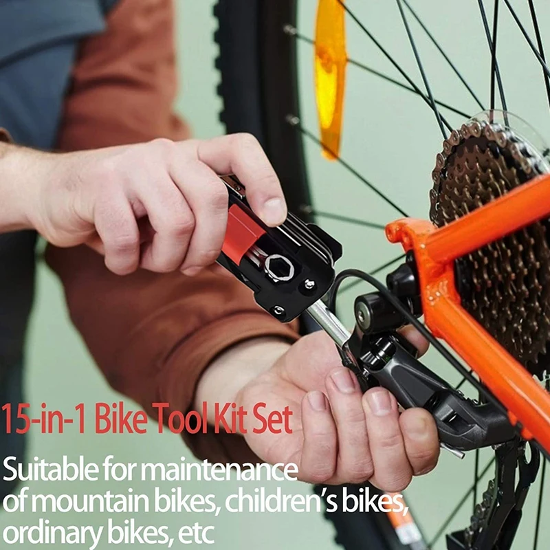 

Bicycle Tools Kit Set 15 in 1 Bicycle Bike Tool Mountain Bike Accessories for Bicycle Repair Bicycle Tools Bike Tool