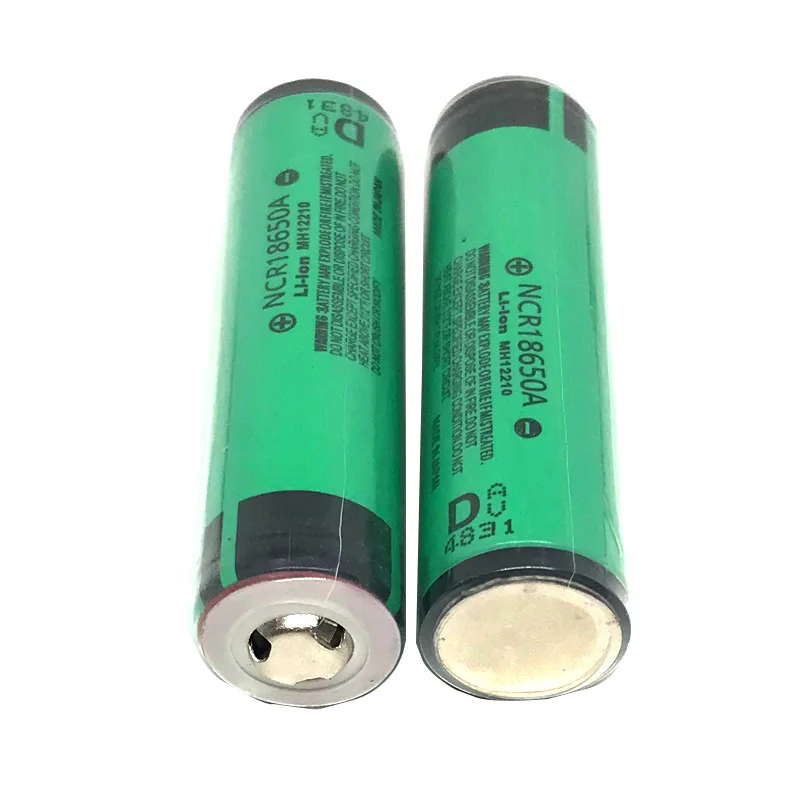 Литий ионная аккумуляторная батарея Panasonic 18650 3 7 в 3100 мАч литий NCR18650A с защитной