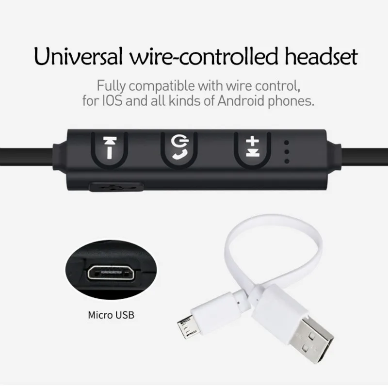NATTHSWE бас беспроводные наушники Bluetooth ушные крючки спортивные для бега Xiaomi iPhone