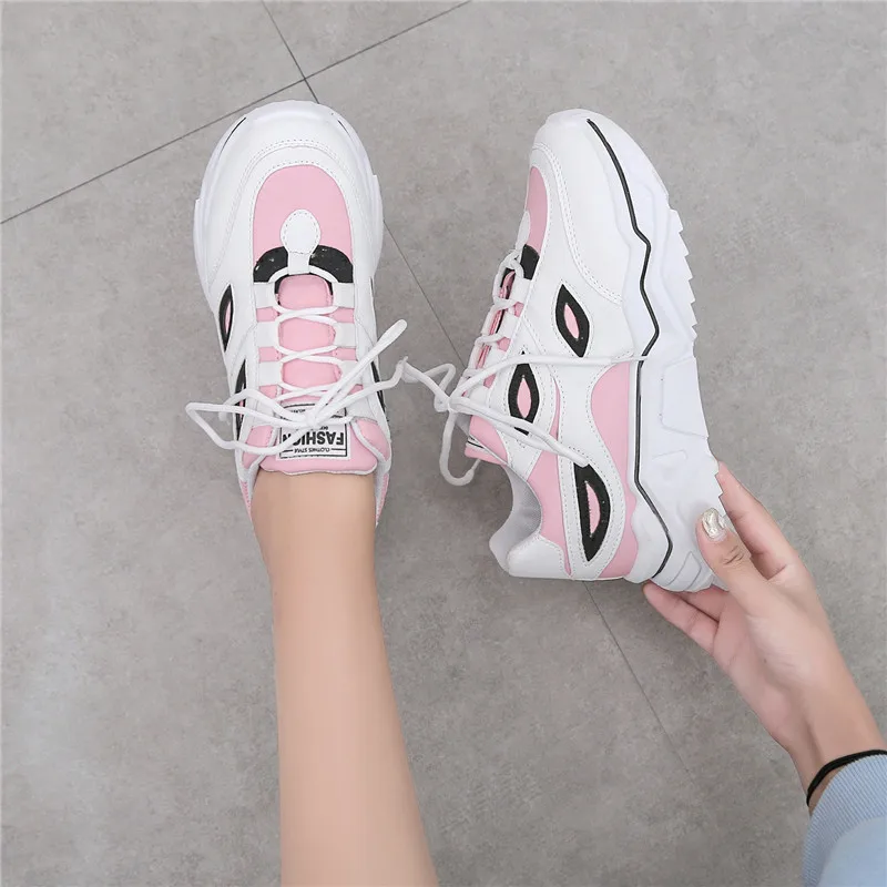 Новинка 2020 года Кроссовки на толстой подошве Спортивная обувь Сезон весна лето