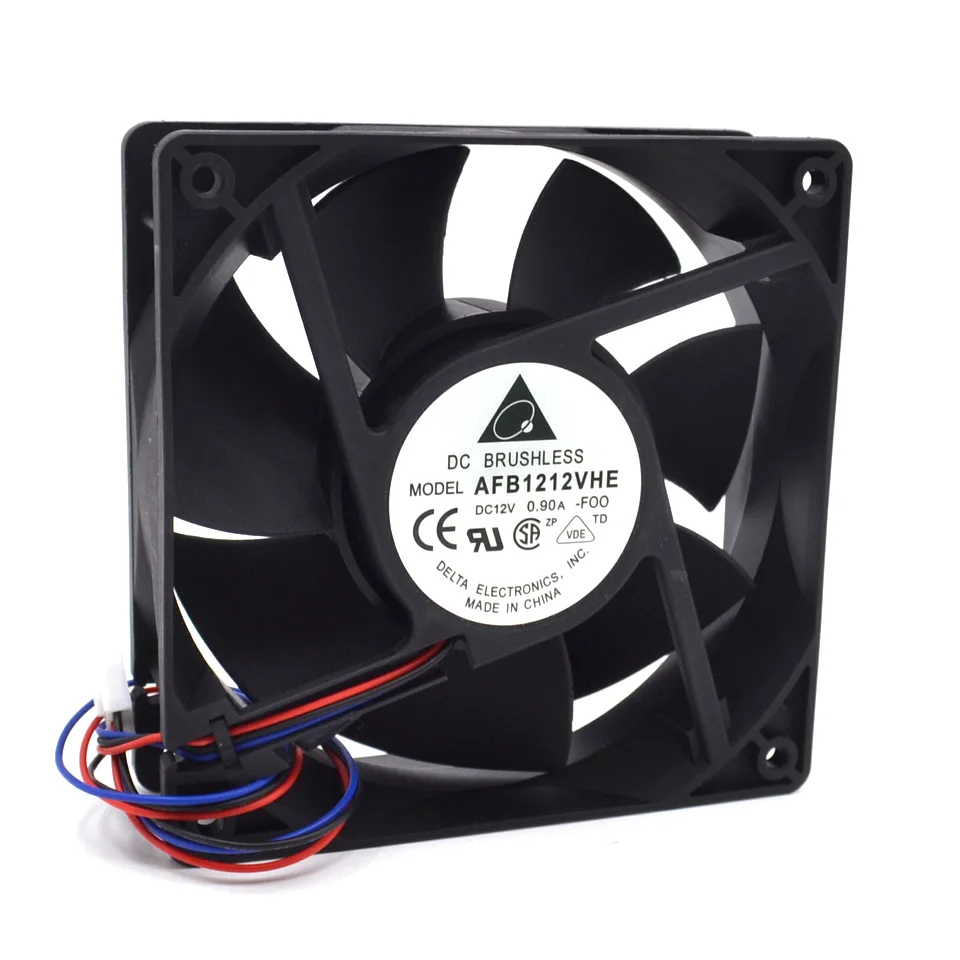 Сигнал Delta AFB1212VHE F00 120 мм 12 см постоянный ток В 0 90 А 3 контактный серверный инвертор