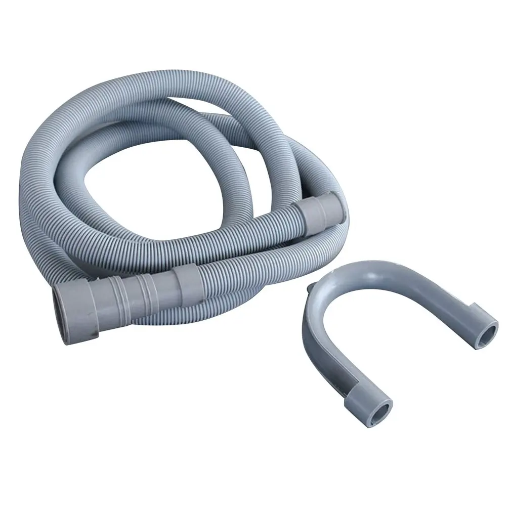 

2m Universal Fully automatic drum washer washing machine hose Drain pipe Down pipe Outlet pipe Extended extension tube