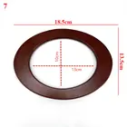 Деревянная ручка для сумок из ротанга, 1 шт., замена для самостоятельного изготовления кошелька, ручка для сумочки, круглая Прямоугольная Сумка-тоут, аксессуары для сумок