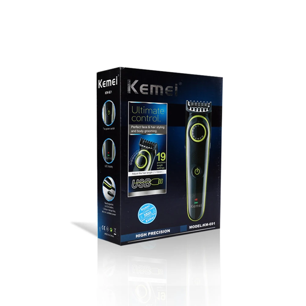 Беспроводная Машинка для стрижки волос мужчин перезаряжаемая машинка с низким