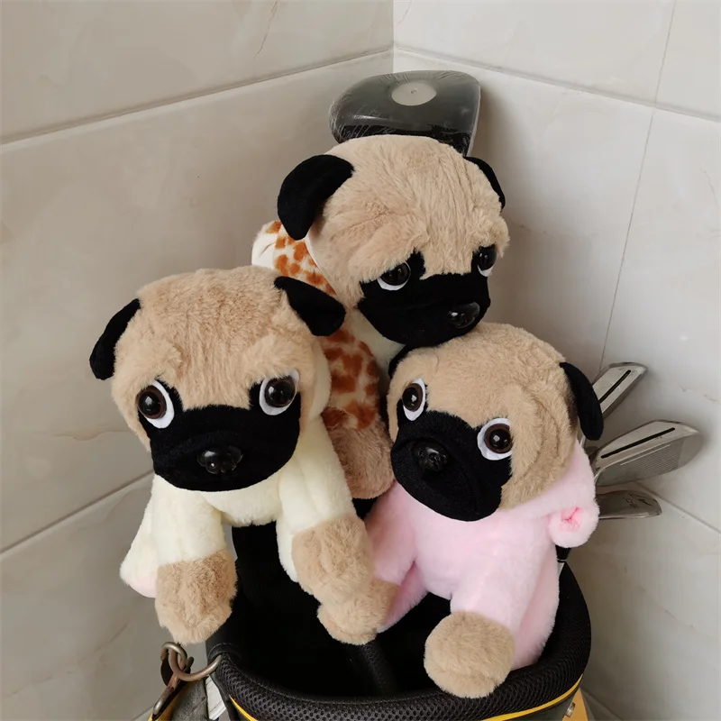 

NEW Shar Pei golf woods headcover Funny Dress Up golf club FW UT wood cover CUTE GIFT For Man Women