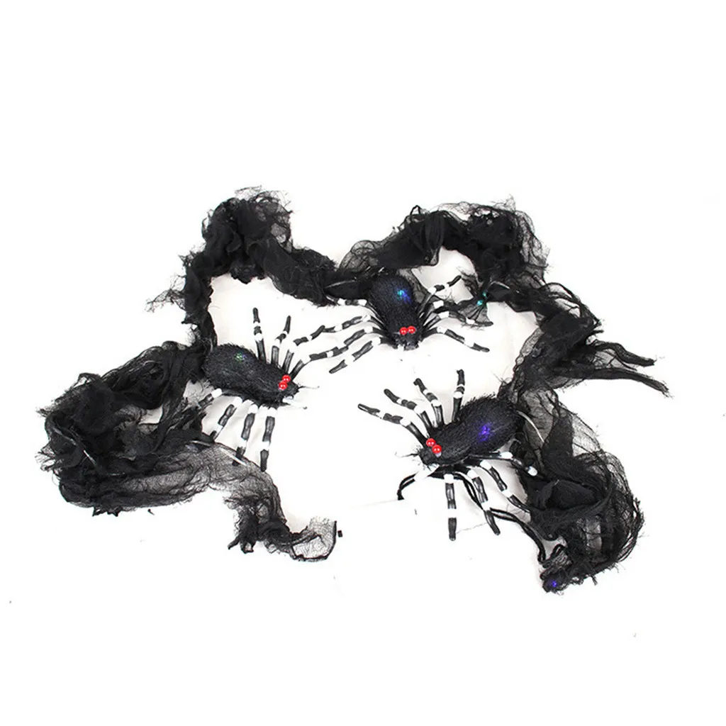 Хэллоуин светящиеся паук струны моделирования декоративные летучая мышь