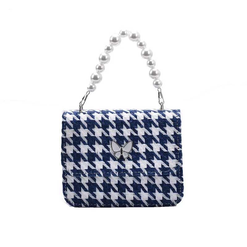 

Women's Bag Small 2021 New Pu Knitted Small Square Bag Fashion Shoulder Crossbody Chain Bags For Women