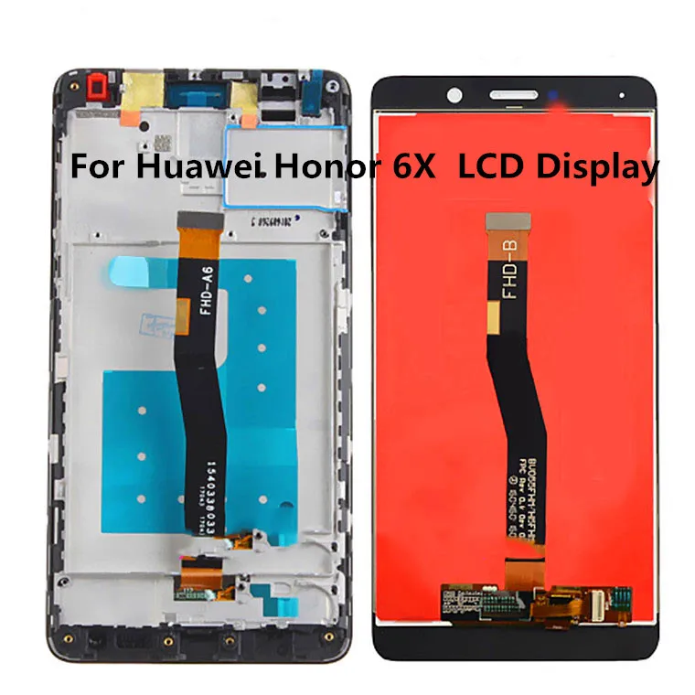 Для Huawei ЖК дисплея для Honor 6X BLN L24 AL10 L21 L22 сенсорный экран дигитайзер сборки +