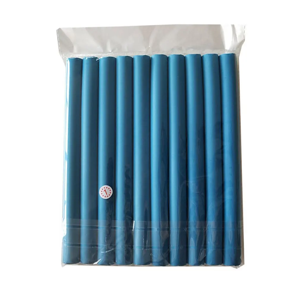 

10PCS Soft Hair Curler Roller Curl Hair Bendy Rollers DIY Magic Hair Curlers Tool Styling Rollers Pearl Cotton Hair Curling