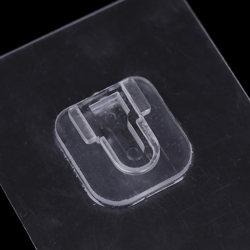 

Perforated Free Wall-mounted Socket Holder Router Holder Socket Storage Transparent Self-adhesive Cable Storage Organizer