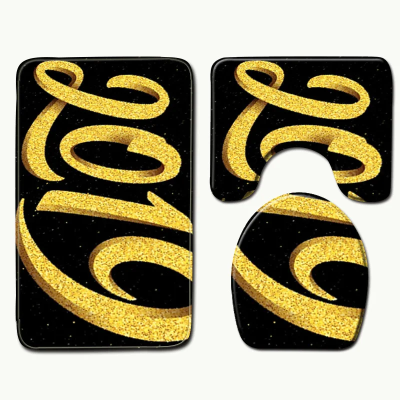 

Zeegle Microfiber Bath Mats Set Toilet Rugs Washable Pedestal Rug Lid Toilet Cover Carpet Absorbent Bath Rug Set Toilet Mat