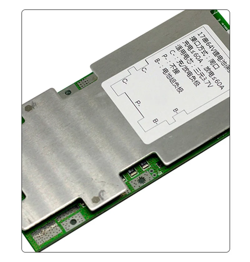14S 52V 13S 48V 17S 64V 21S 72V 40A 60A 18650 BMS Li-ion Lipo Lifepo4 60A 20S 60V Battery Protection Board Avoid Short-circuit