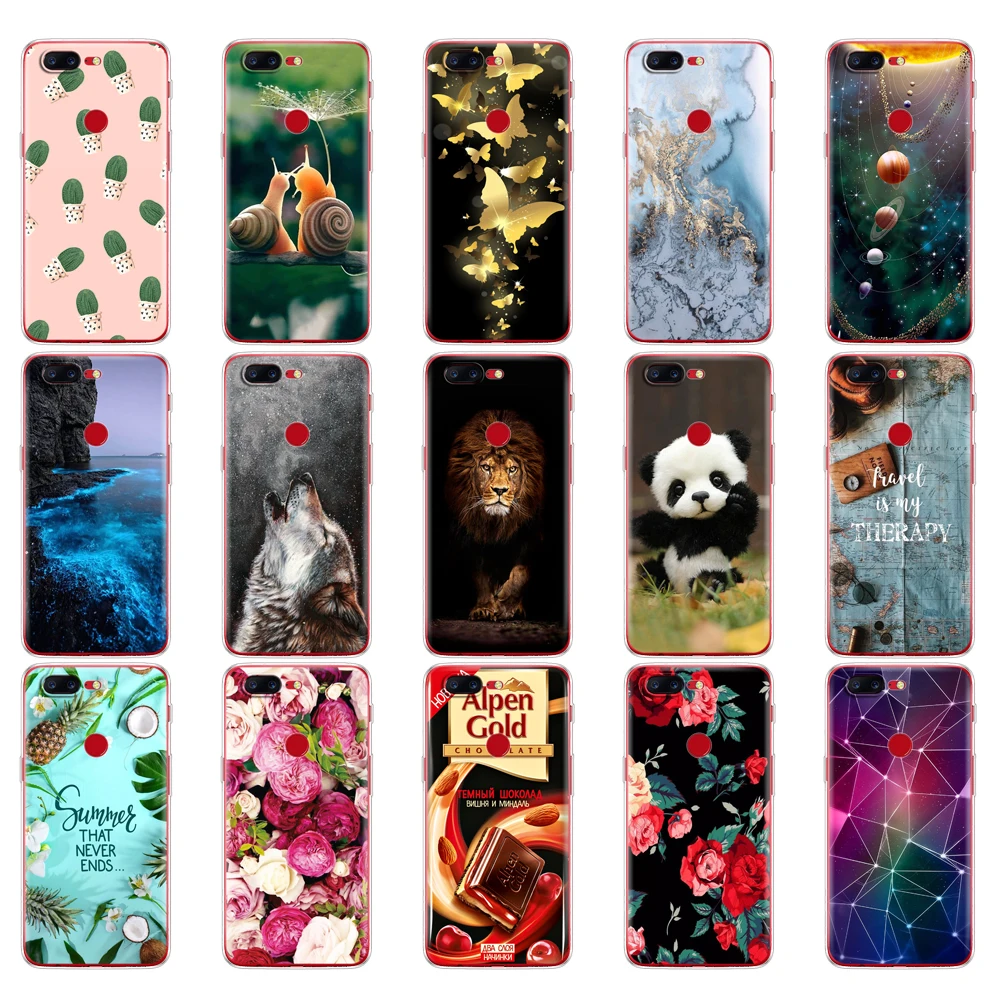 For Oneplus 5T 5 3 Case Colored Drawing Ultra-Thin Silicon Soft TPU Back Phone Cases Cover For One Plus 5T 5 3 Protective Coque
