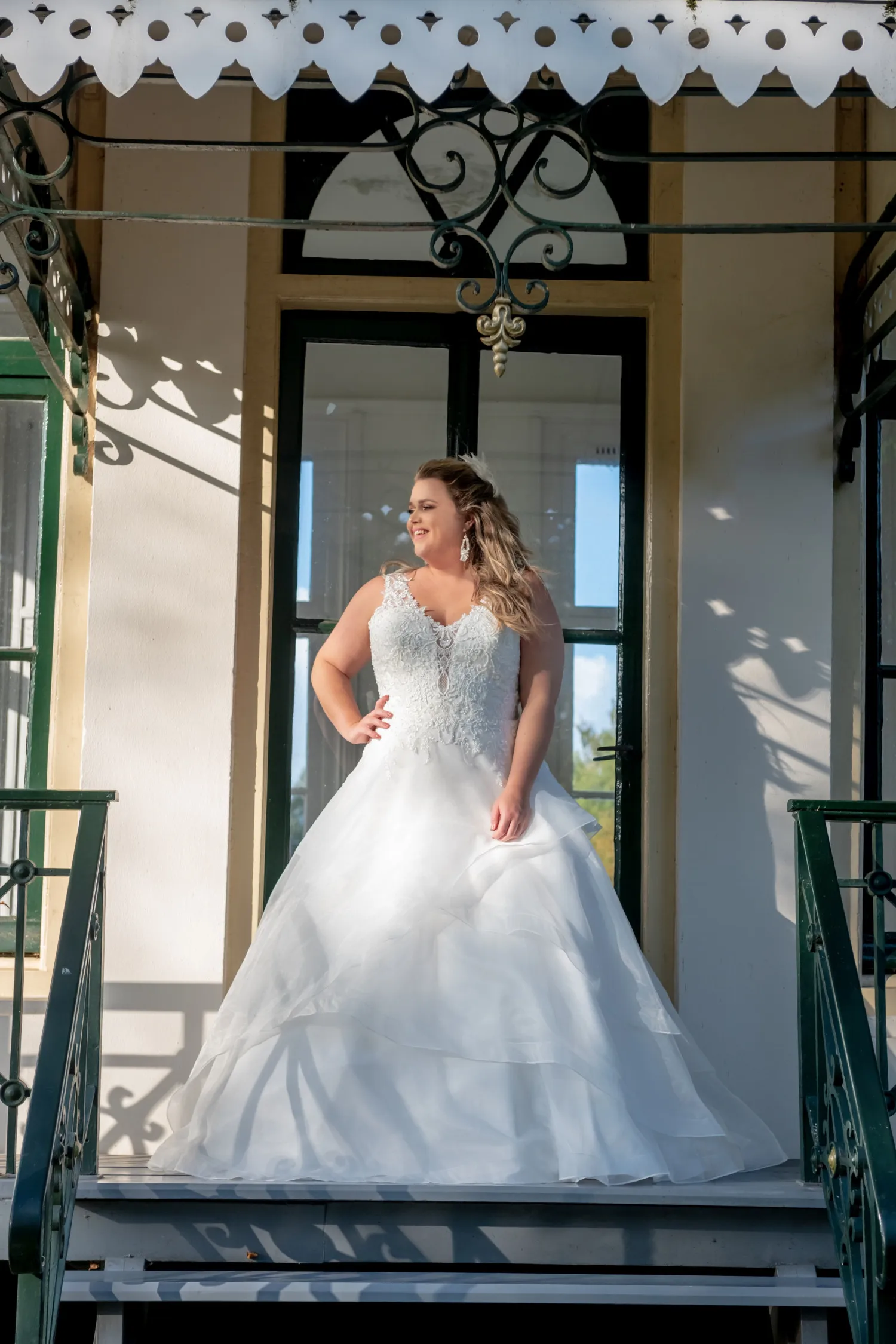 

Wedding Dresses 2020 Organza Bridal Gowns Sleeves Ruched V-Neck Lace Top A-Line Plus Big Size vestido de novia Custom Make