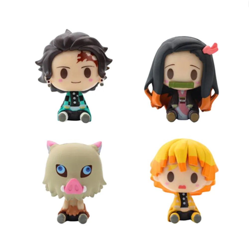 Аниме фигурки рассекающие демонов экшн камадо танджиро незуко агатсума зенитсу