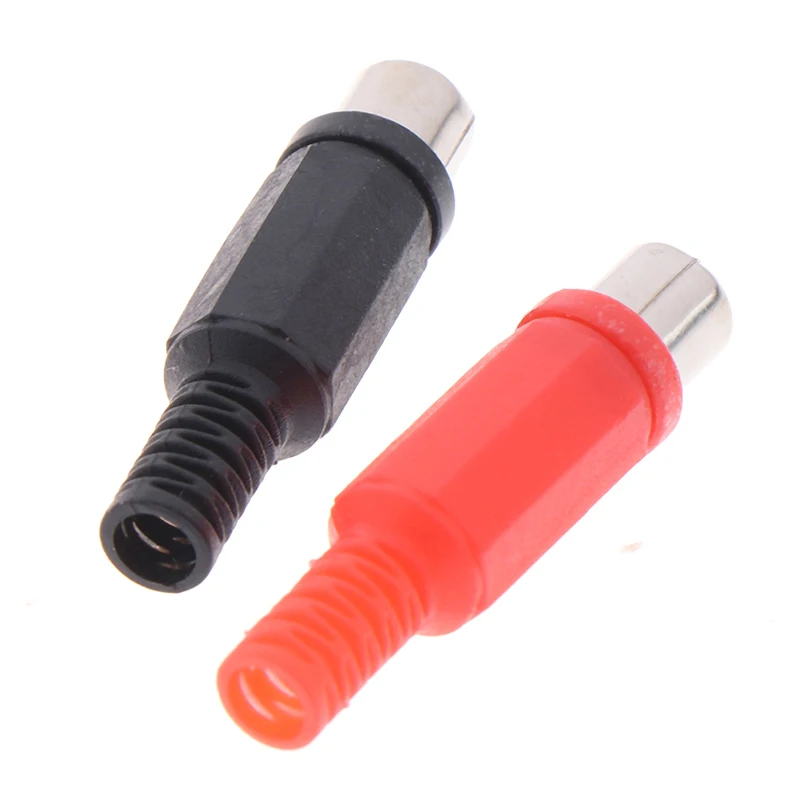 10 шт./RCA аудио разъемы Женский сварочный разъем холодное давление розетка адаптер