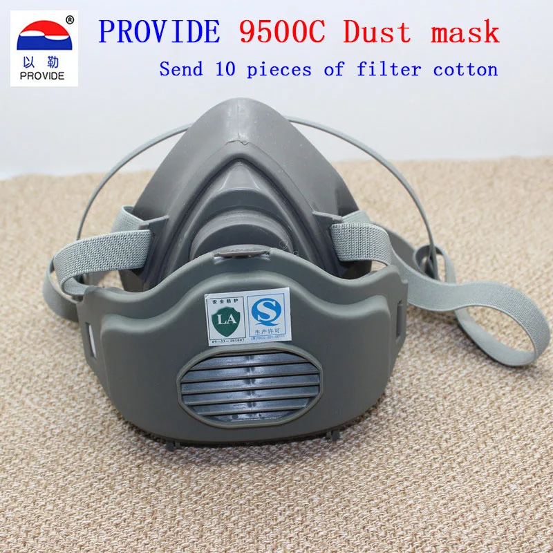 Обеспечивает респиратор Пылезащитная маска с 10 штук фильтра хлопок высокое