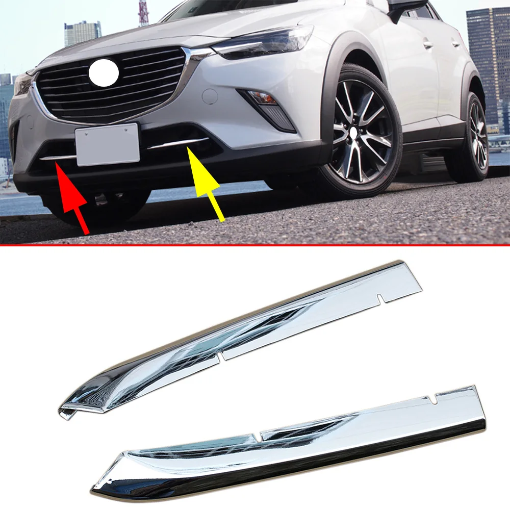 Хромированная передняя решетка для гриля Накладка Mazda CX3 CX 3 DK 2016 2017 2018 2019 2020